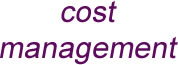 cost management - eastern england